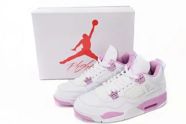 Jordan White Retro 4 CT8527-116 Pink 0605